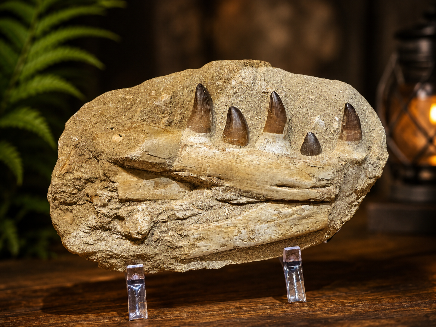 Moroccan fossil accent image