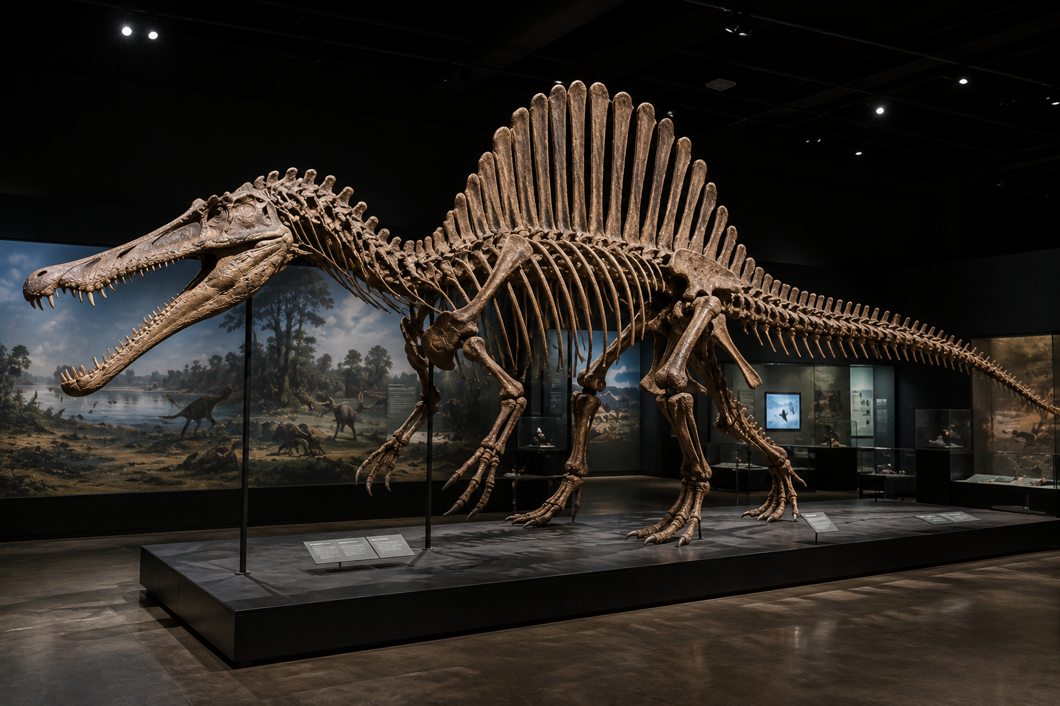 Spinosaurus fossil specimen